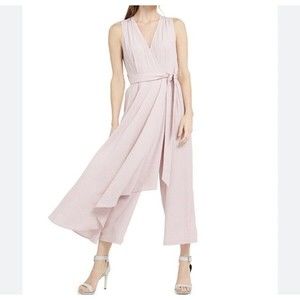 Calvin Klein Blush Sleeveless Jumpsuit